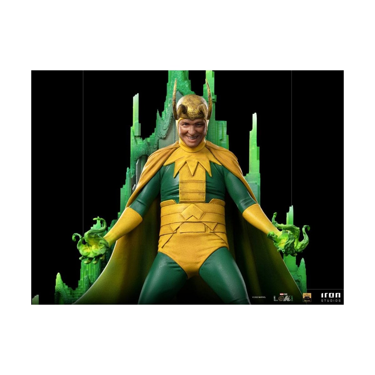 Iron Studios - Deluxe Arts Scale 1/10 - Marvel - Loki - Loki Classic Variant Statue 25cm - flash vidéo