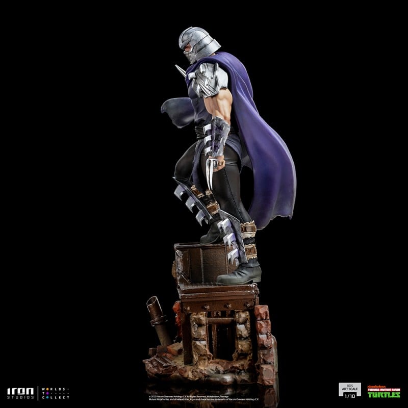 Iron Studios - BDS Arts Scale 1/10 - Teenage Mutant Ninja Turtles - Shredder Statue 28cm - flash vidéo