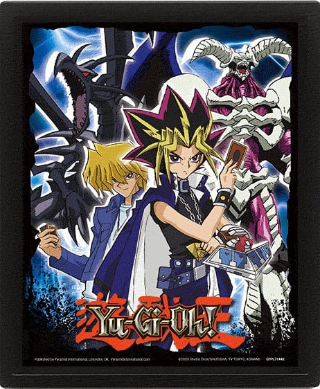 Yu-Gi-Oh! - Affiche lenticulaire 3D Dragon Crâne Noir - flash vidéo