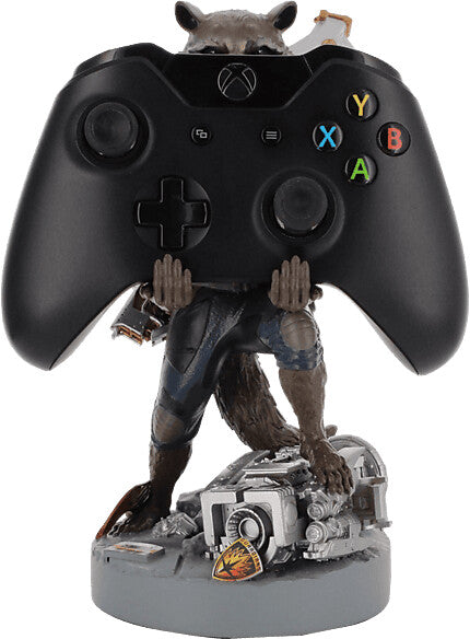 Cable Guys - Marvel - Infinity Saga - Rocket Raccoon Support Chargeur pour Téléphone et Manette - flash vidéo