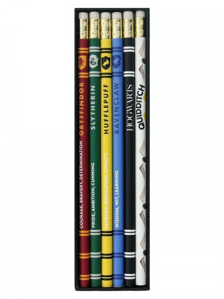 Harry Potter - Ensemble de 6 crayons Fierté des maisons de Poudlard - flash vidéo