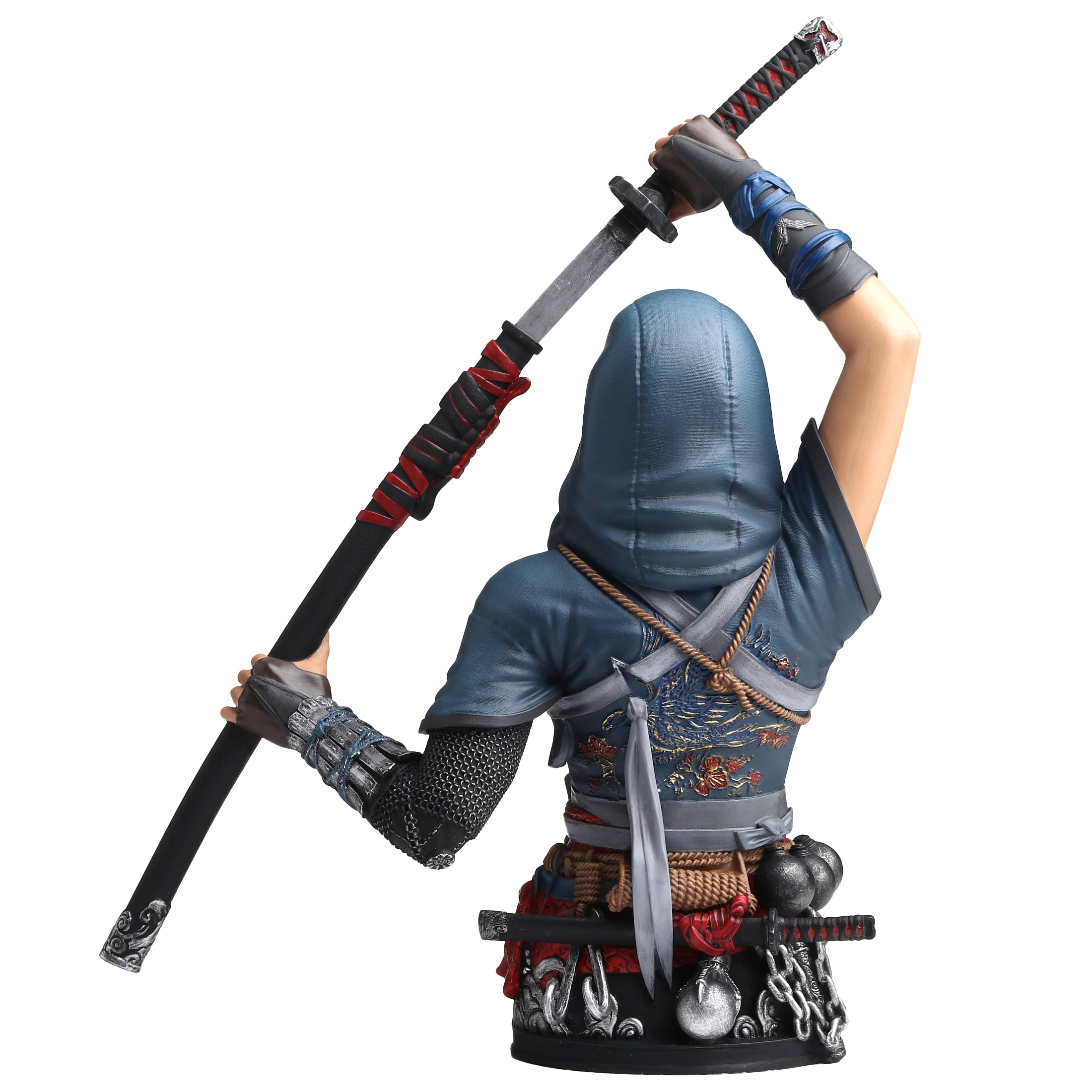 Nemesis Now - Assassin's Creed Shadow - Buste de Naoe 30cm - flash vidéo