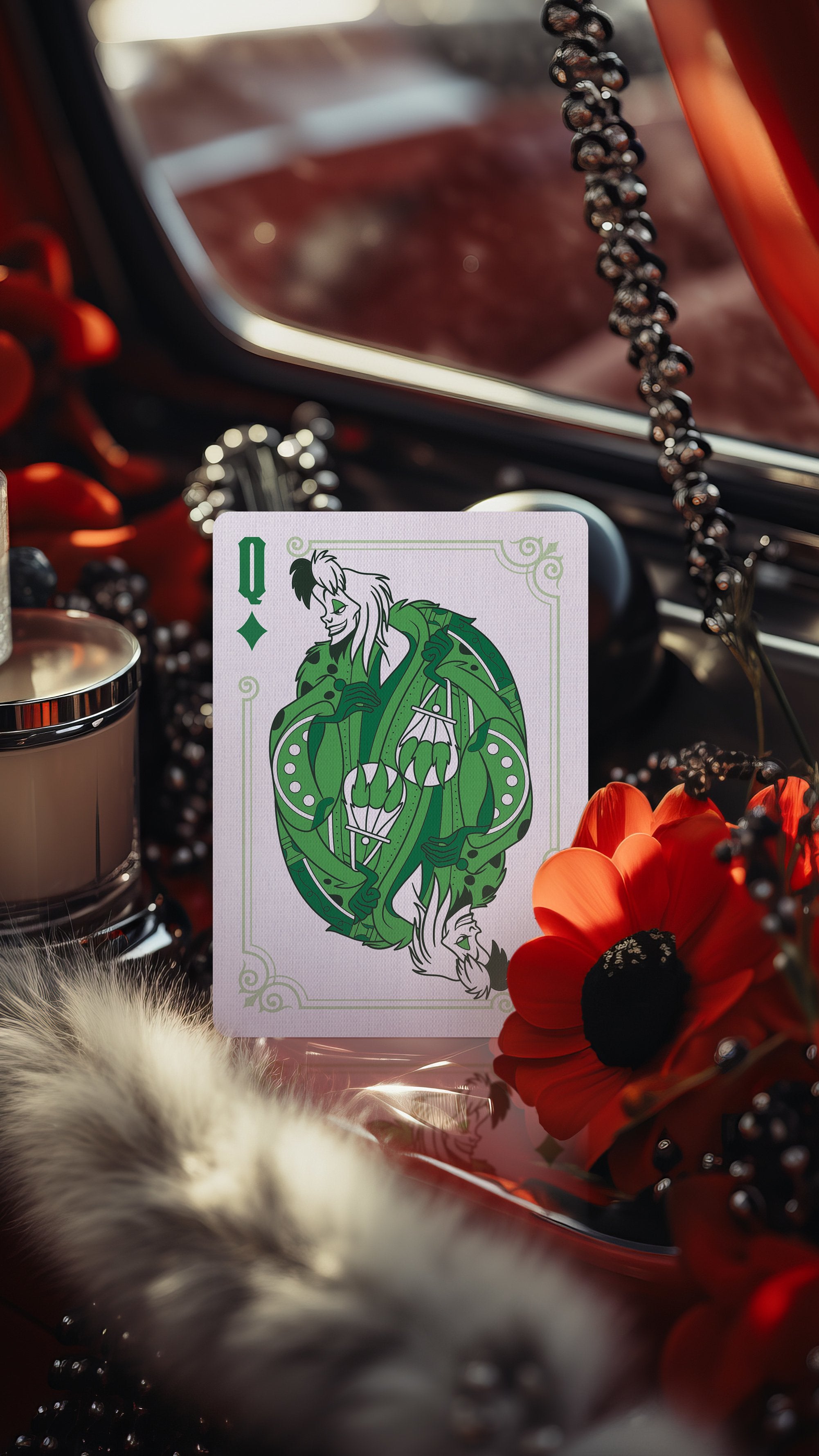 Bicycle - Carte de jeu Standard 56 pièce(s) Disney Villains - flash vidéo