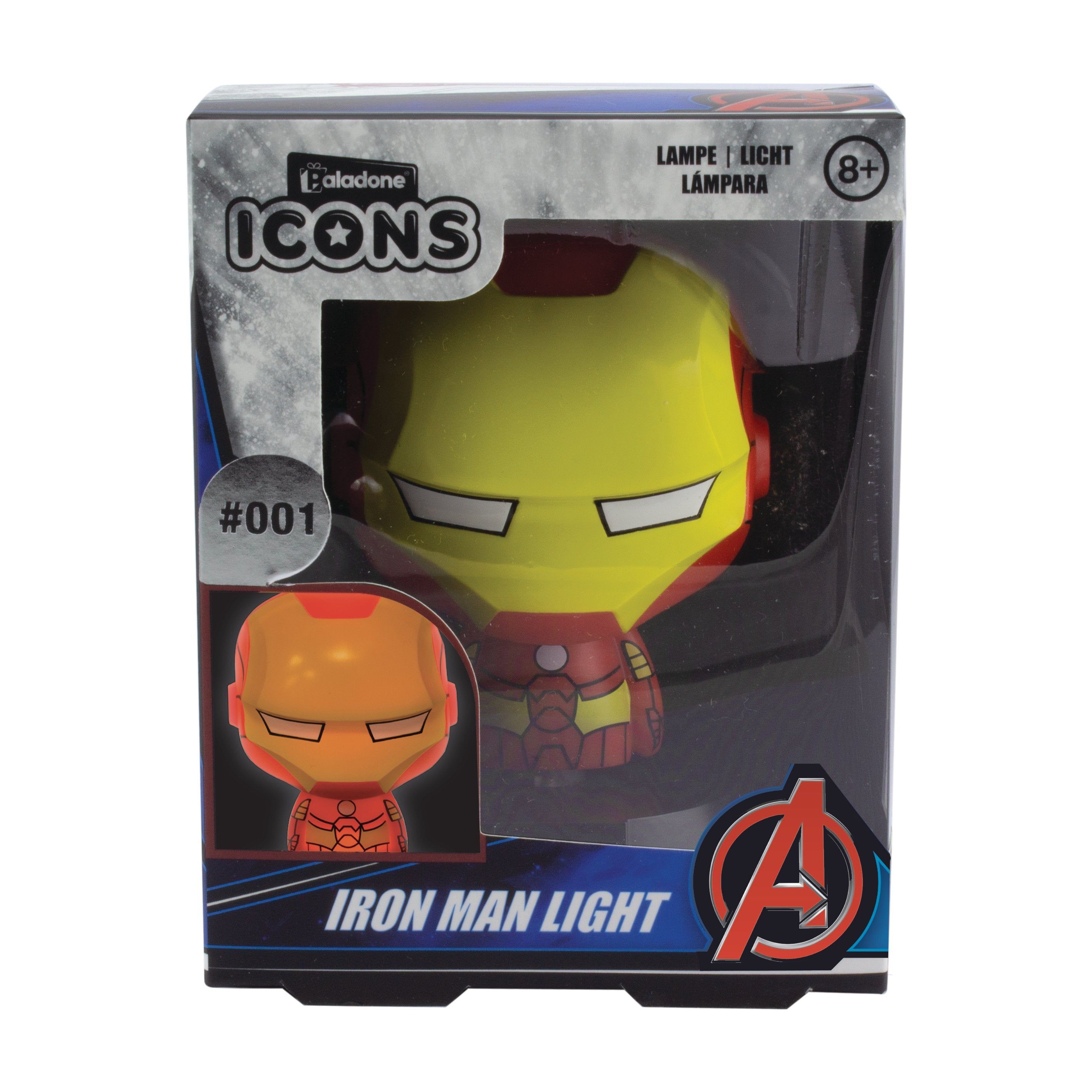 Marvel - Avengers Iron Man Icon Light - flash vidéo