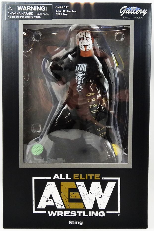 Diamond Select Toys - AEW Gallery - Sting Statue 25cm - flash vidéo