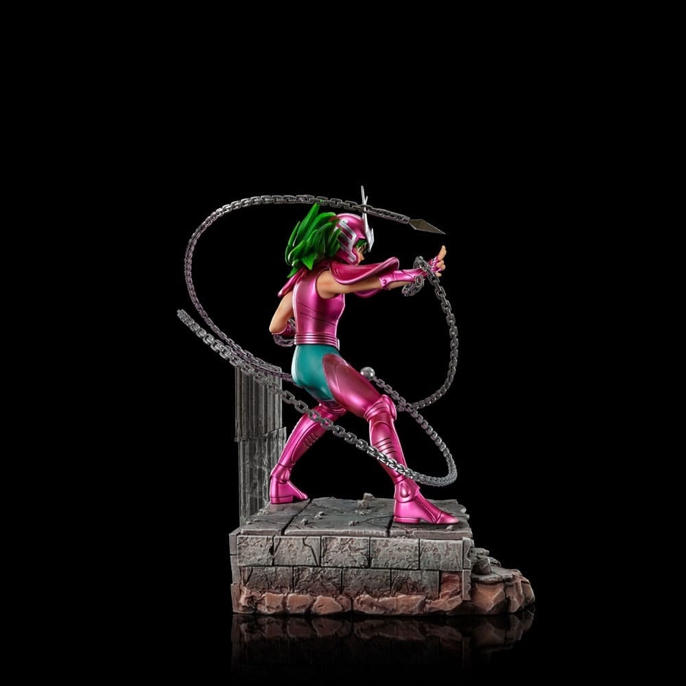 Iron Studios - Art Scale 1/10 - Saint Seiya - Andromeda Shun Statue 21cm - flash vidéo
