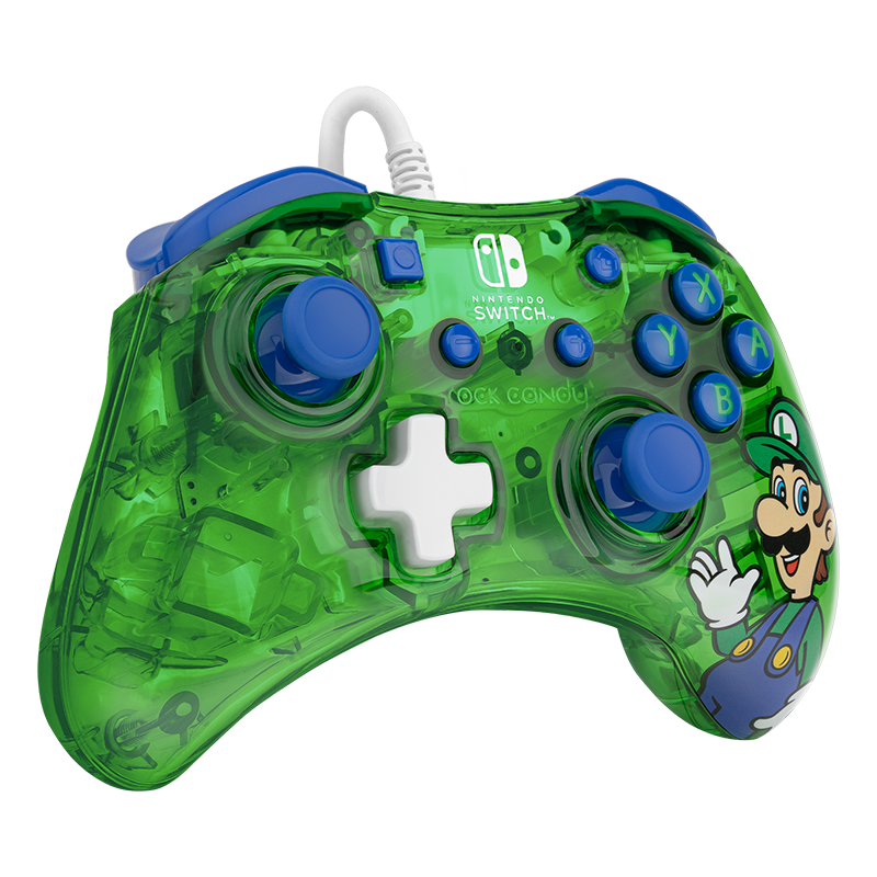 PDP - Manette filaire Rock Candy Luigi pour Nintendo Switch et Switch OLED - flash vidéo