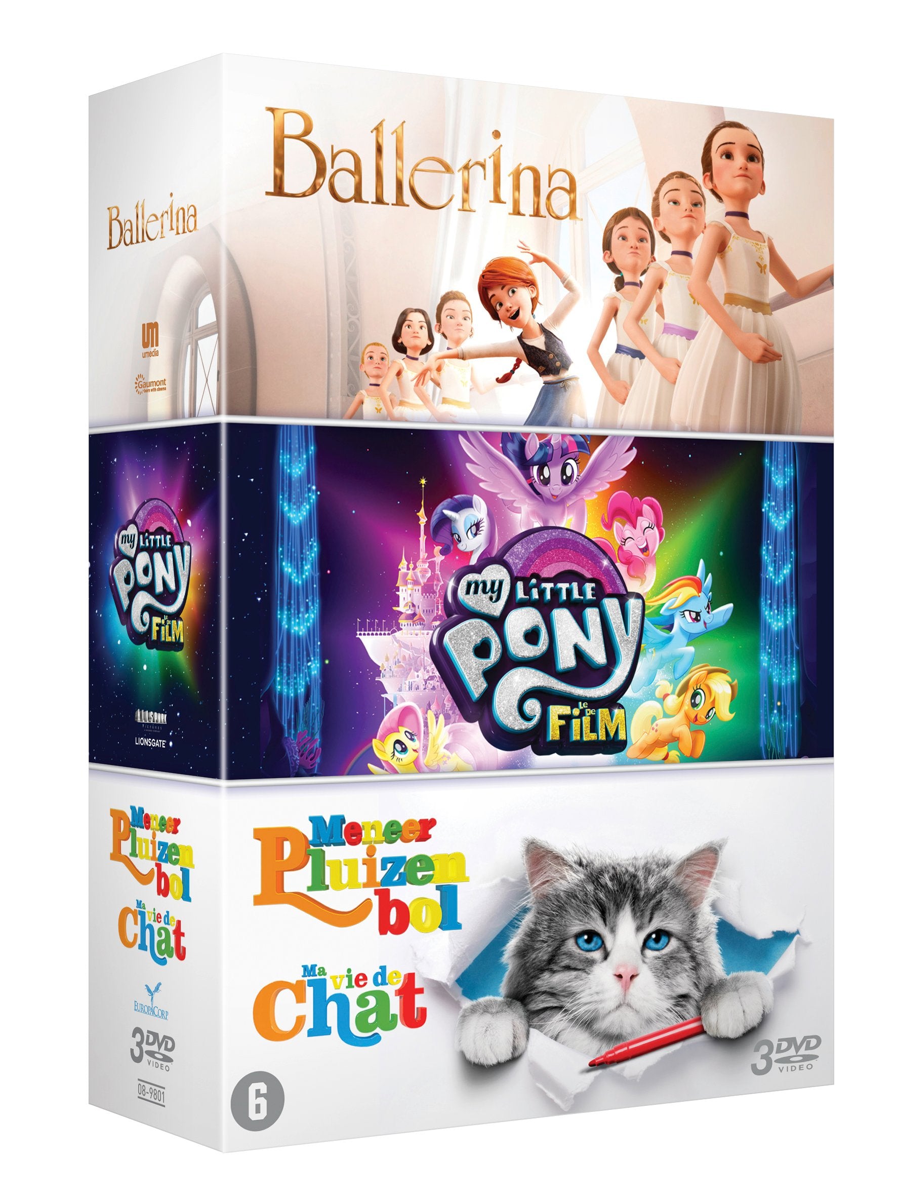 Coffret Ballerina + My Little Pony + Ma vie de chat - flash vidéo