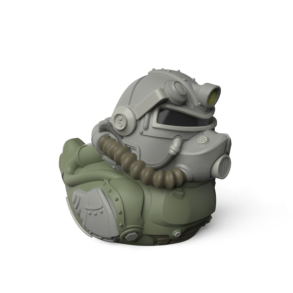 Numskull - Mini TUBBZ Canard de bain - Fallout - T-51 (Édition baignoire) - 8cm - flash vidéo