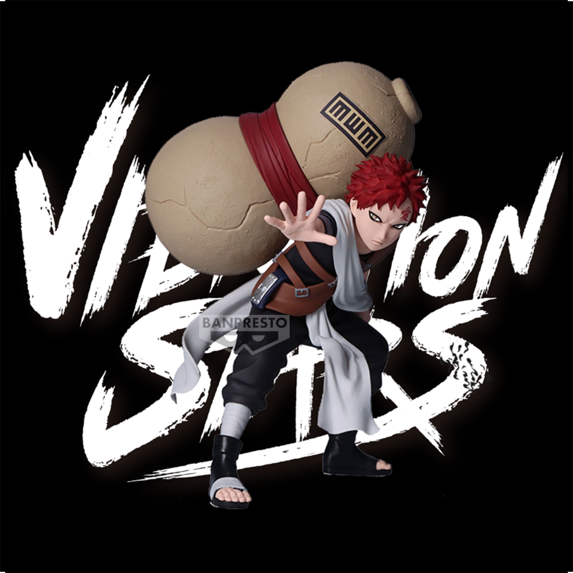 Naruto - Vibration Stars - Gaara Statue 12cm - flash vidéo