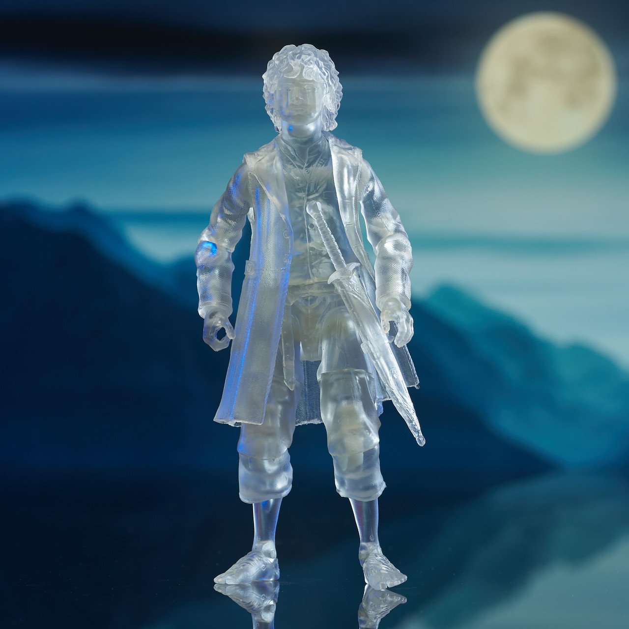 Diamond Select Toys - Le Seigneur des Anneaux - Frodo "Invisible" Action Figure Deluxe 13cm - flash vidéo