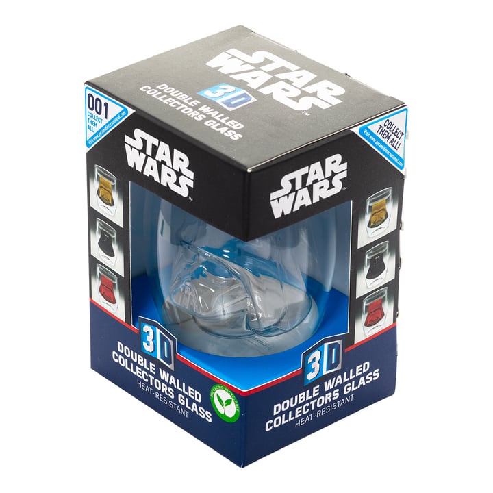Star Wars - Gobelet 3D Collector en verre "Dark Vador" - flash vidéo