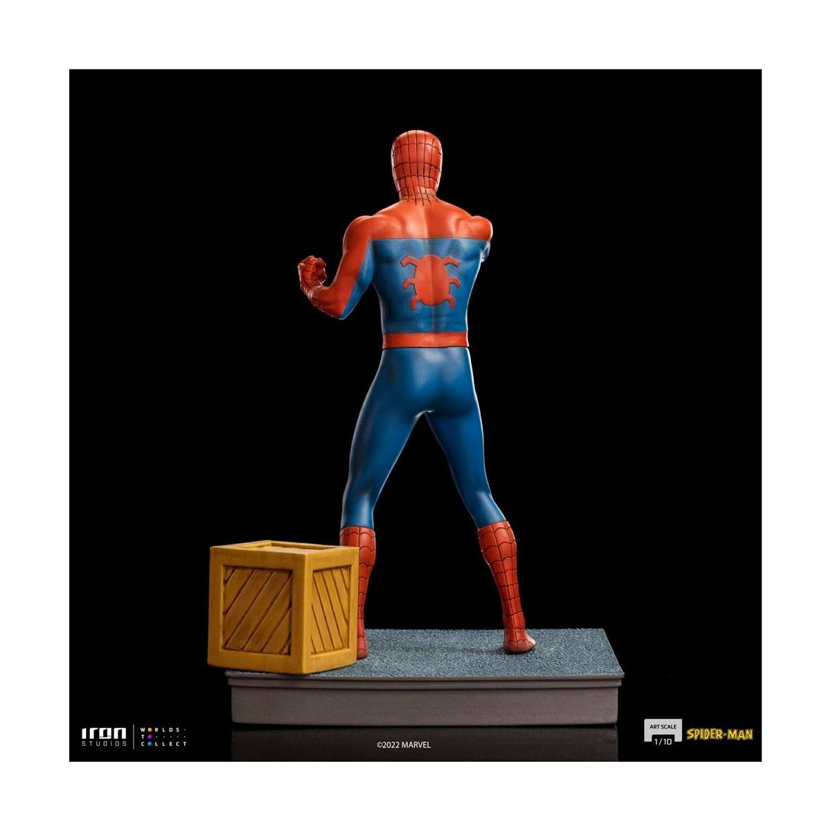 Iron Studios - Arts Scale 1/10 - Marvel - Spider-Man Animated Series - Spider-Man `60s Statue 21cm - flash vidéo