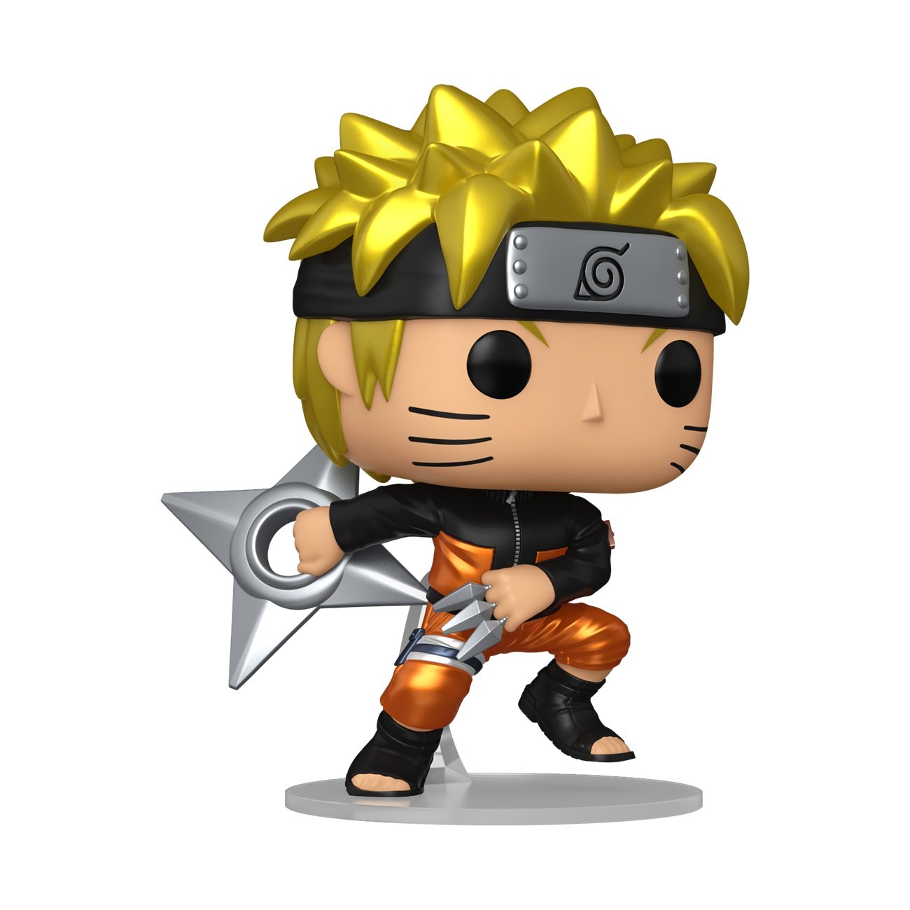 Funko Pop! Animation: Naruto Shippuden - Naruto Uzumaki (Shuriken) (Chance of Special Metallic Chase) - flash vidéo