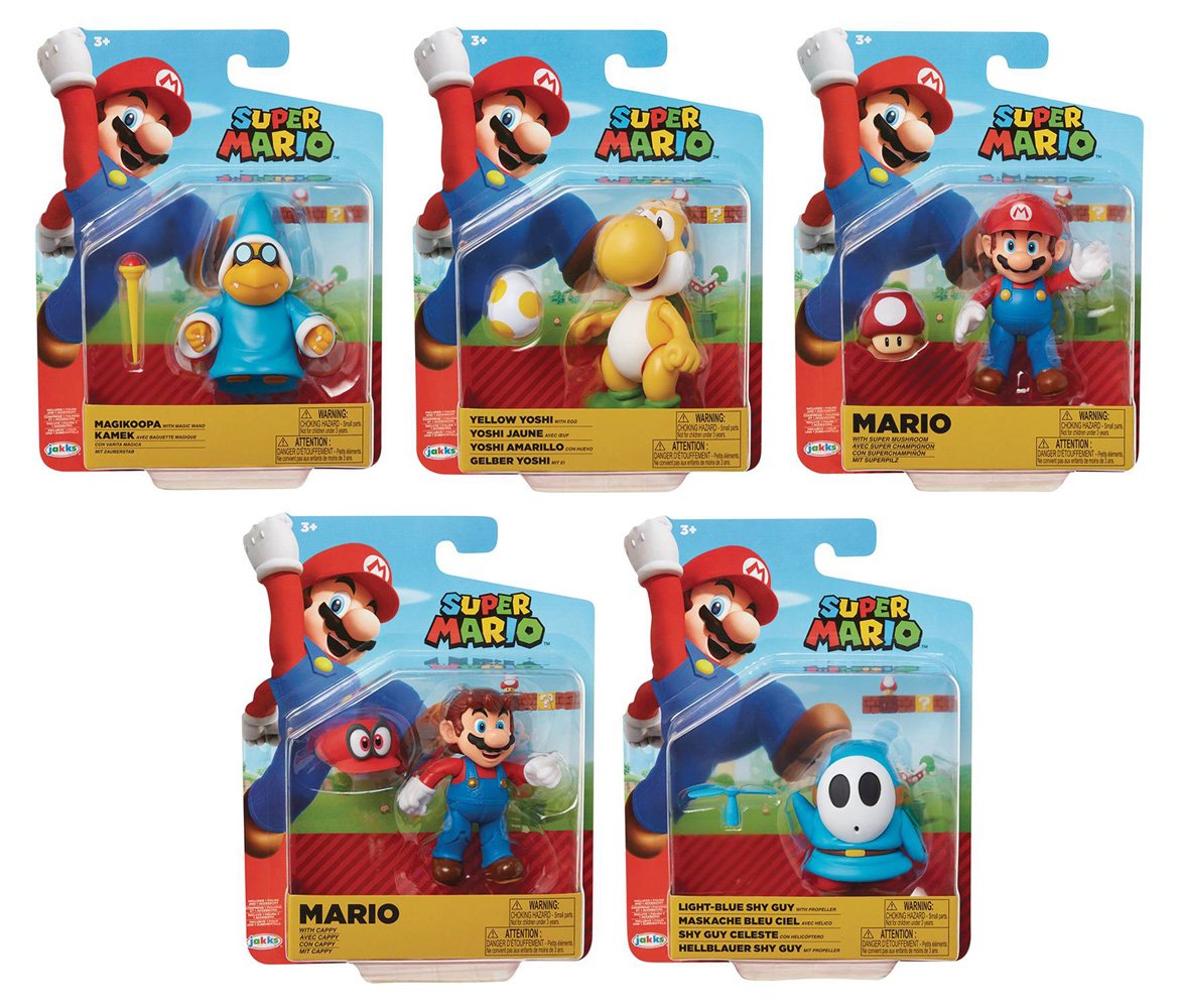 Nintendo - Super Mario Assortiment de figurines Vague 19 10 cm (Display de 12 pièces) - flash vidéo