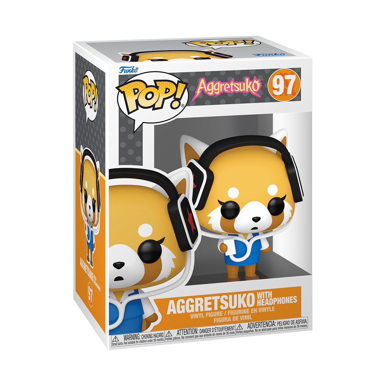 Funko Pop! Sanrio: Aggretsuko - Aggretsuko (with Headphones) - flash vidéo