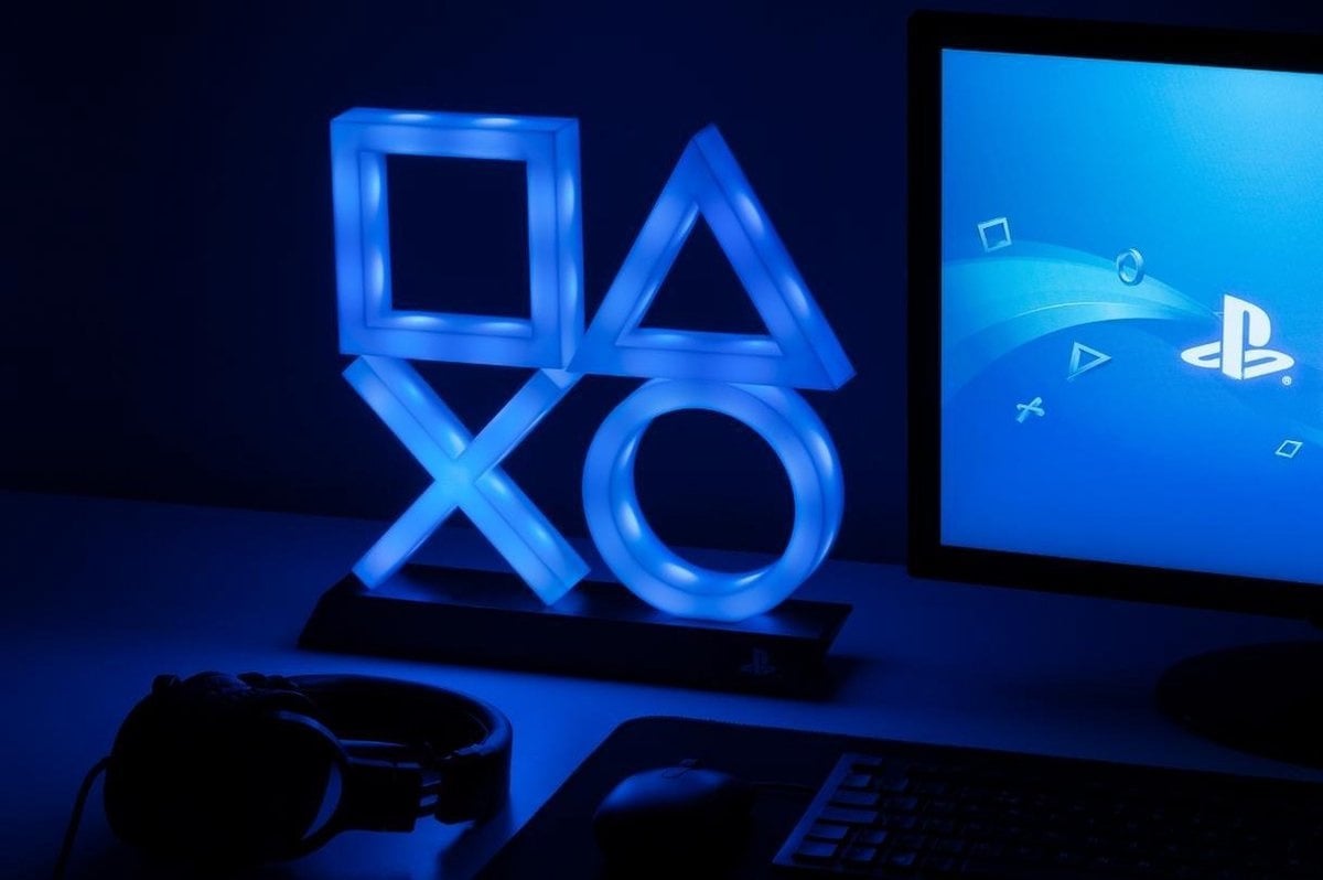 PlayStation - Lampe XL Icônes de PlayStation 5 - flash vidéo