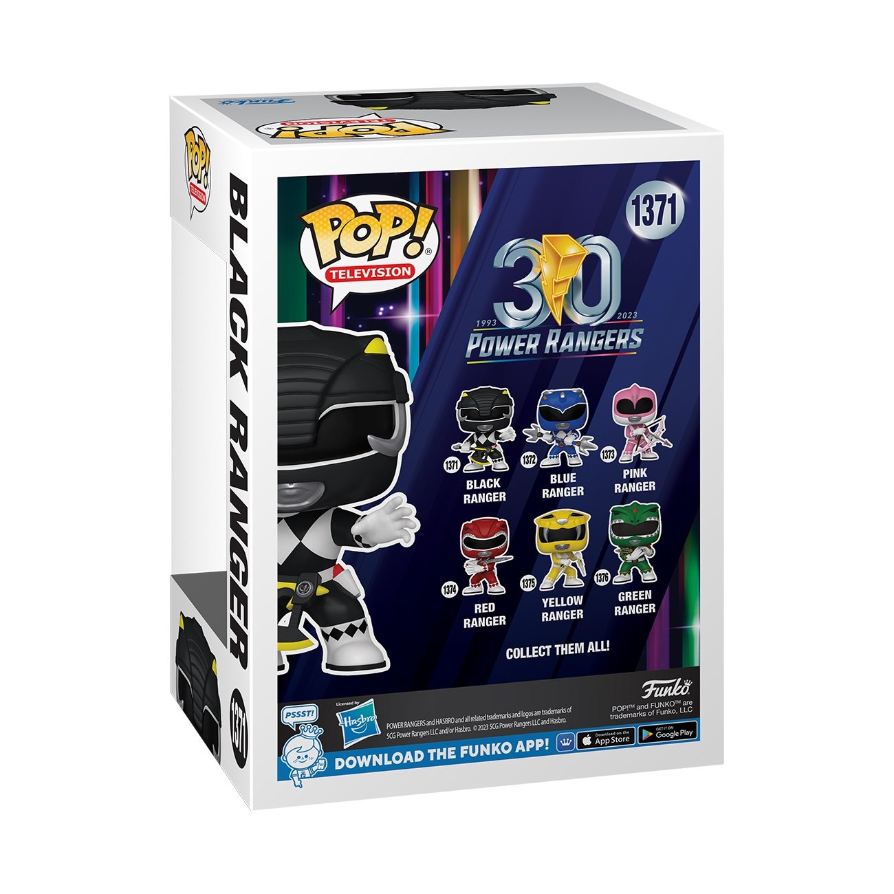 Funko Pop! TV: Mighty Morphin Power Rangers 30th Anniversary - Black Ranger - flash vidéo