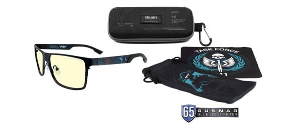 Gunnar - Lunettes gaming anti-lumière bleue Call of Duty Covert Édition - flash vidéo