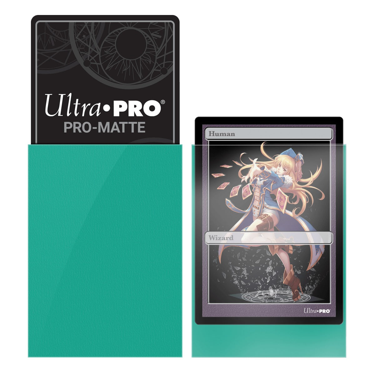 Ultra Pro - PRO-Matte Sachet de 60 protèges cartes petit format Aqua (62 x 89 mm) - flash vidéo