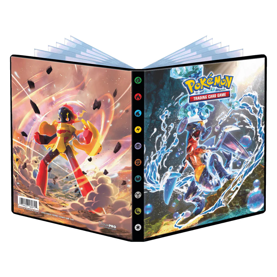 Ultra Pro - Pokémon JCC - Portfolio 4 Pochettes A5 - Faille Paradoxe - flash vidéo