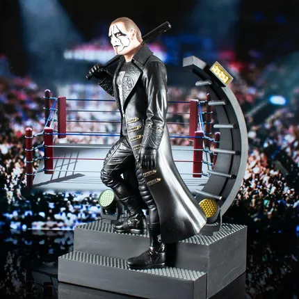 Diamond Select Toys - AEW Gallery - Sting Statue 25cm - flash vidéo