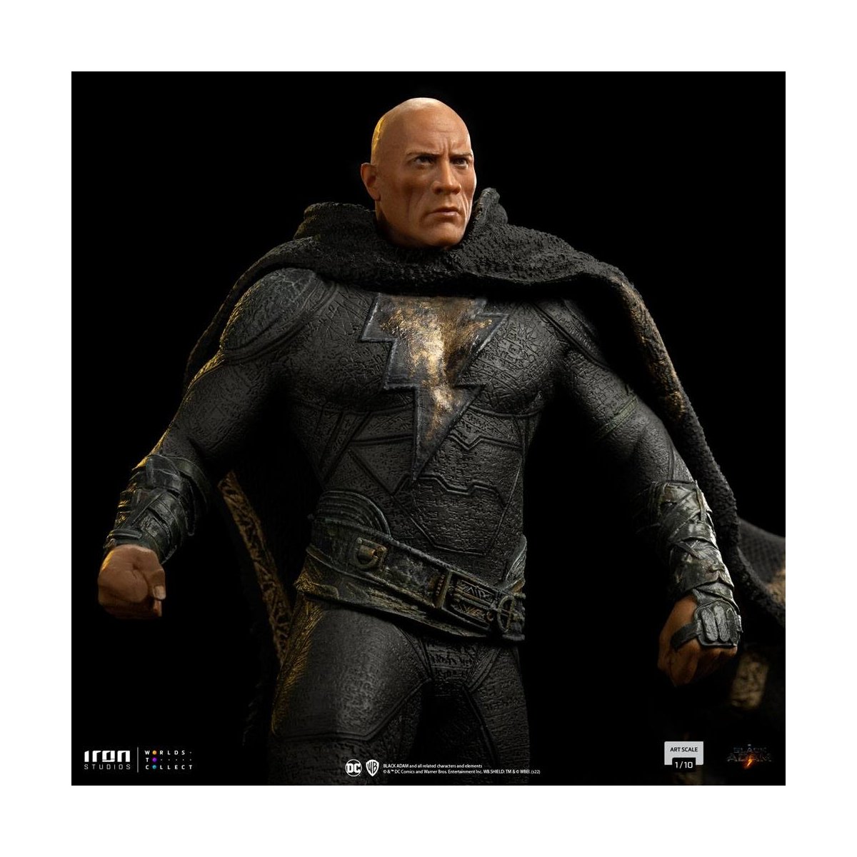 Iron Studios - Arts Scale 1/10 - DC Comics - Black Adam - Black Adam Statue 27cm - flash vidéo