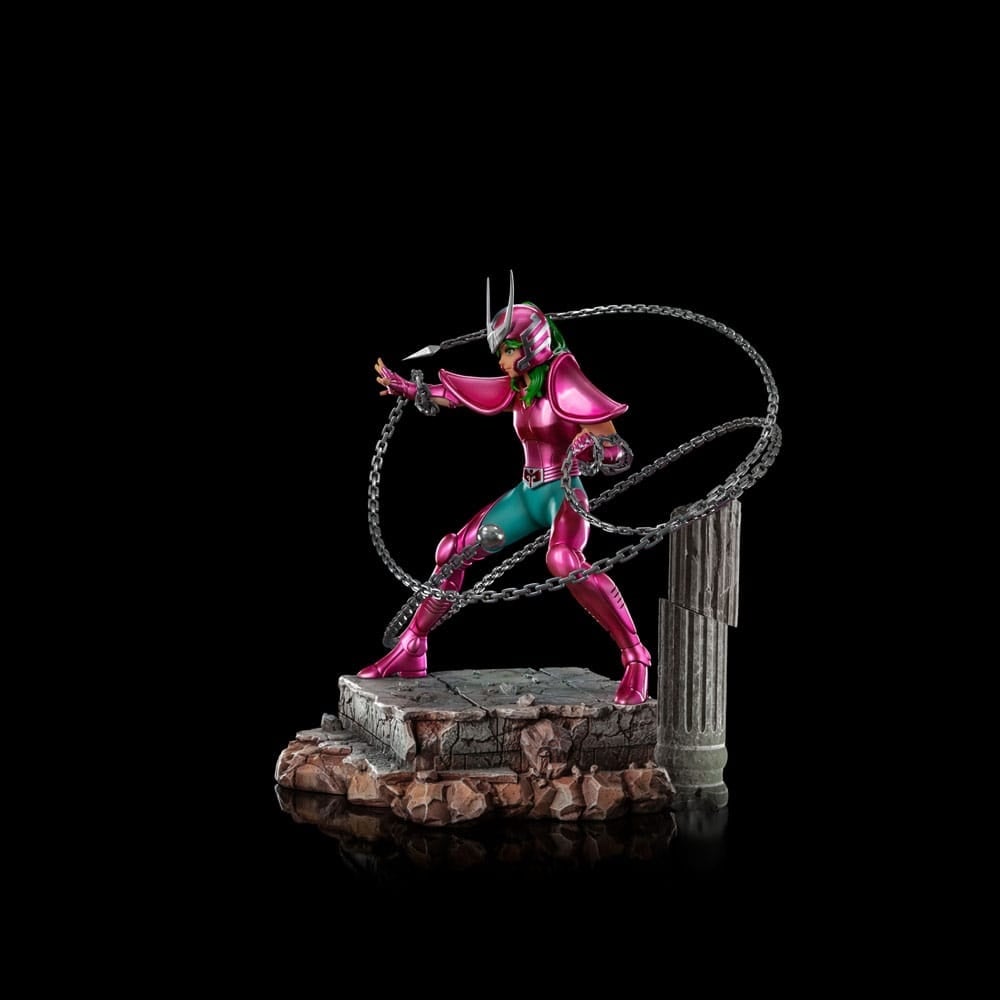 Iron Studios - Art Scale 1/10 - Saint Seiya - Andromeda Shun Statue 21cm - flash vidéo