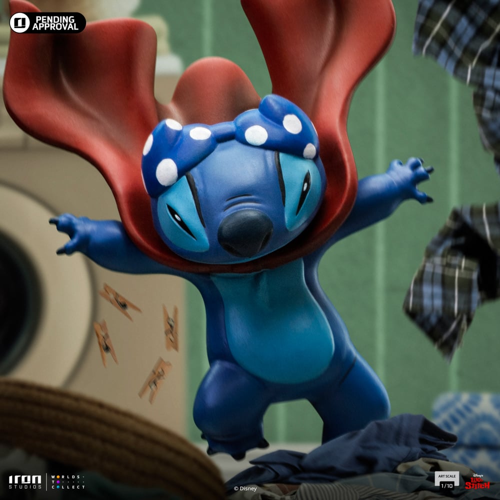 Iron Studios - Art Scale 1/10 - Disney Classics - Stitch Laundry Statue 19cm - flash vidéo
