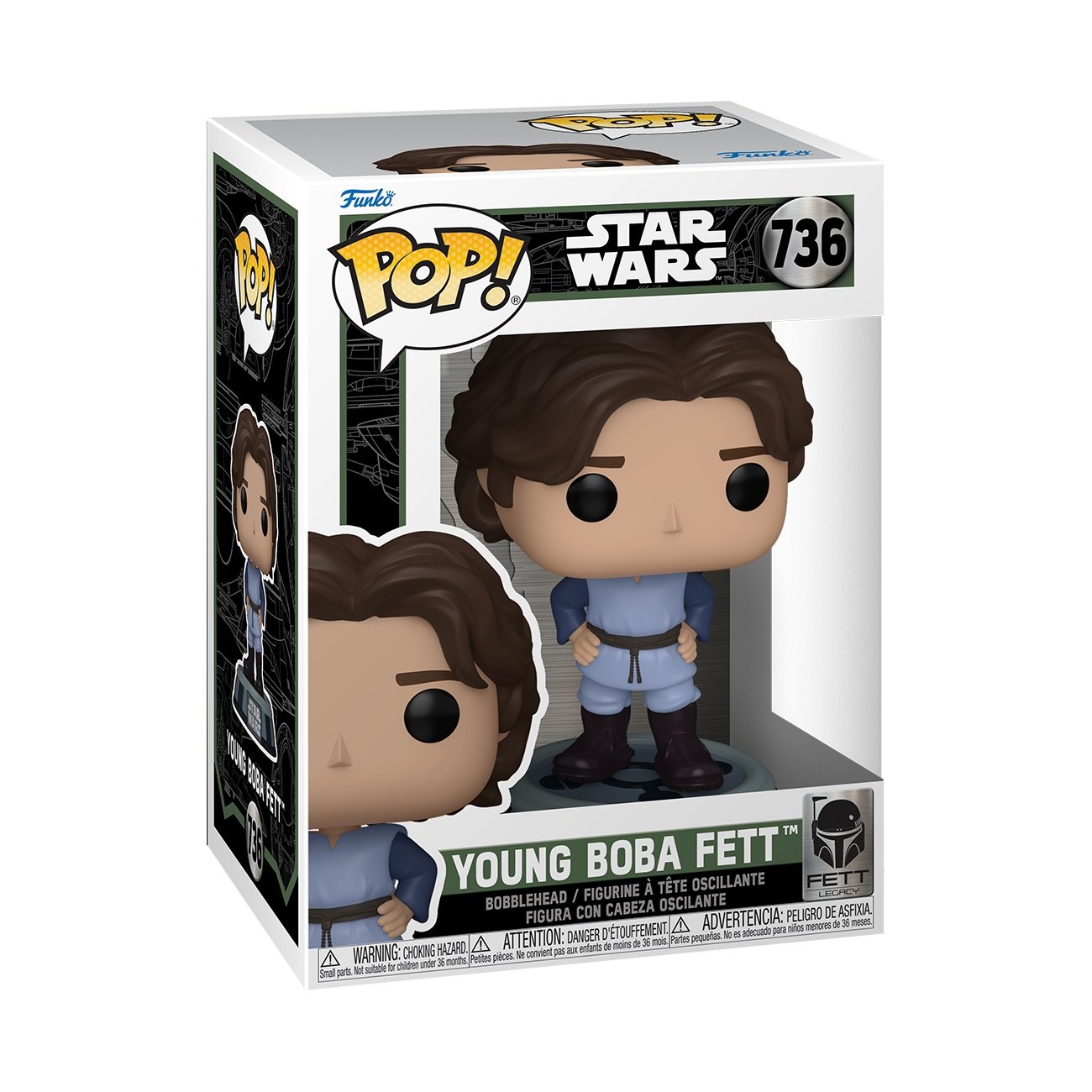 Funko Pop! Star Wars: Fett Legacy - Boba Fett (Young) - flash vidéo