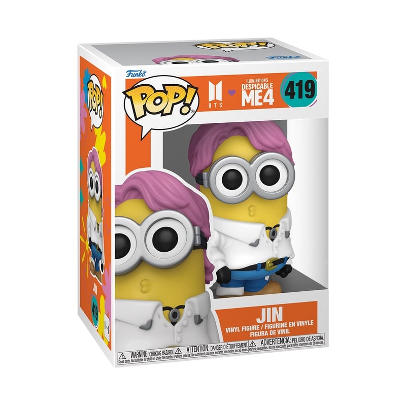 Funko Pop! Rocks: Minions x BTS - Jin - flash vidéo