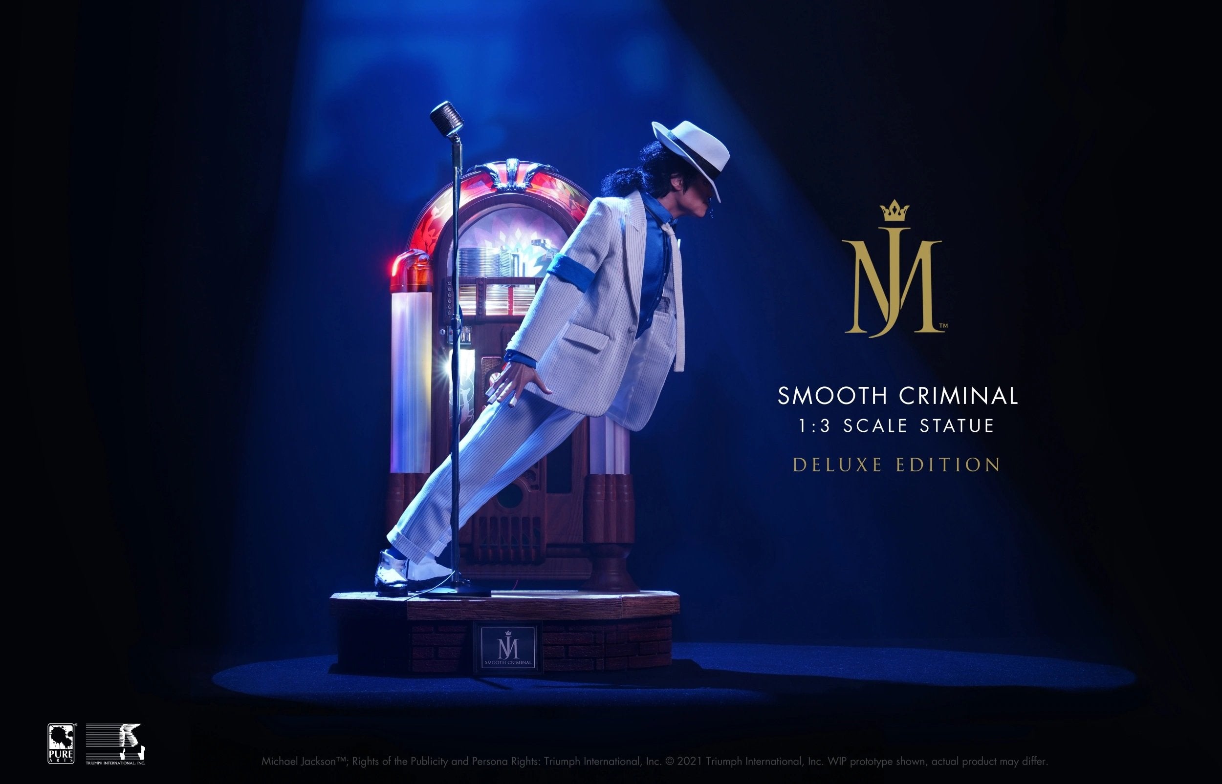 PureArts - 1:3 Scale DELUXE Statues - Michael Jackson - Smooth Criminal Statue 39cm - flash vidéo