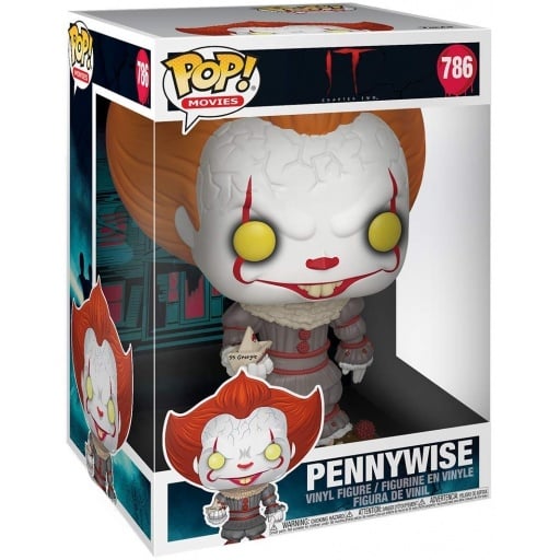 Funko Pop! Jumbo: IT Chapter 2 - Pennywise with Boat 10" Super Sized Pop! - flash vidéo