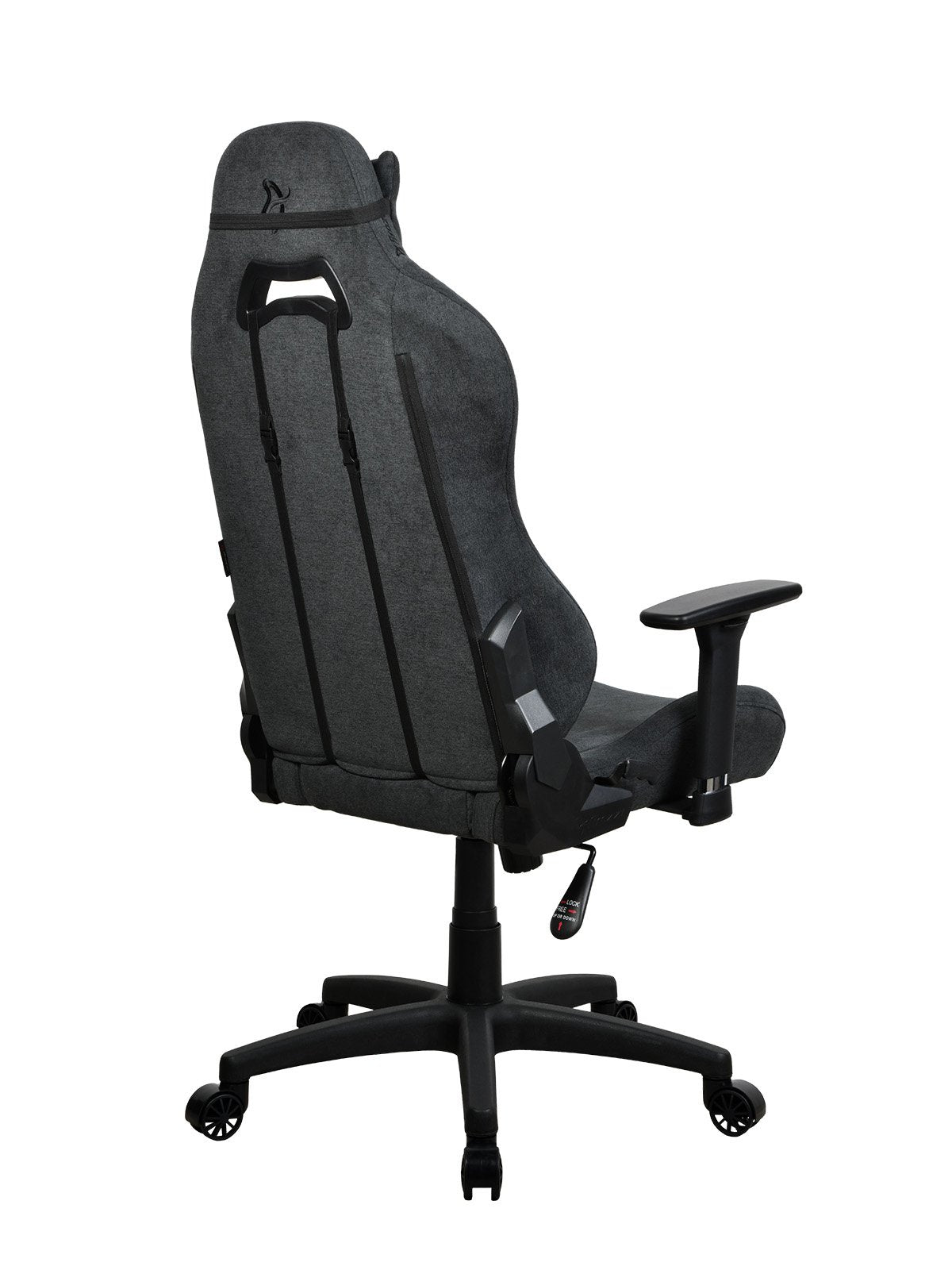 Arozzi Torretta - Chaise Gaming en tissu souple - Gris Sombre V2 - flash vidéo
