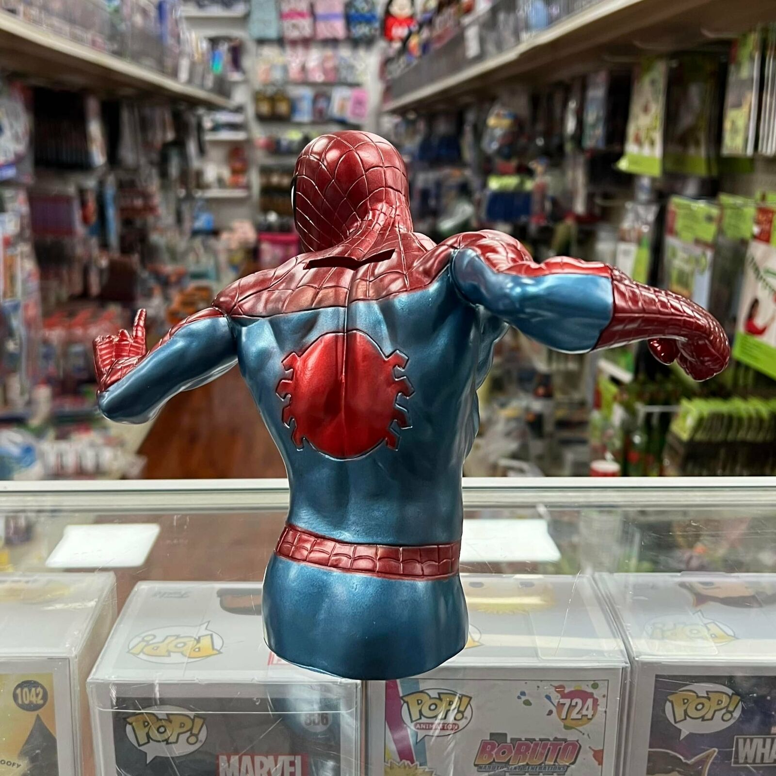 Marvel - Tirelire Buste Spider-Man PX (Metallic Ver.) 20cm - flash vidéo
