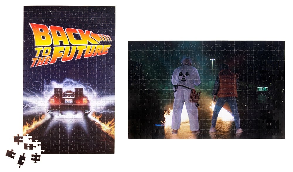 Retour vers le futur - Puzzle double face - flash vidéo