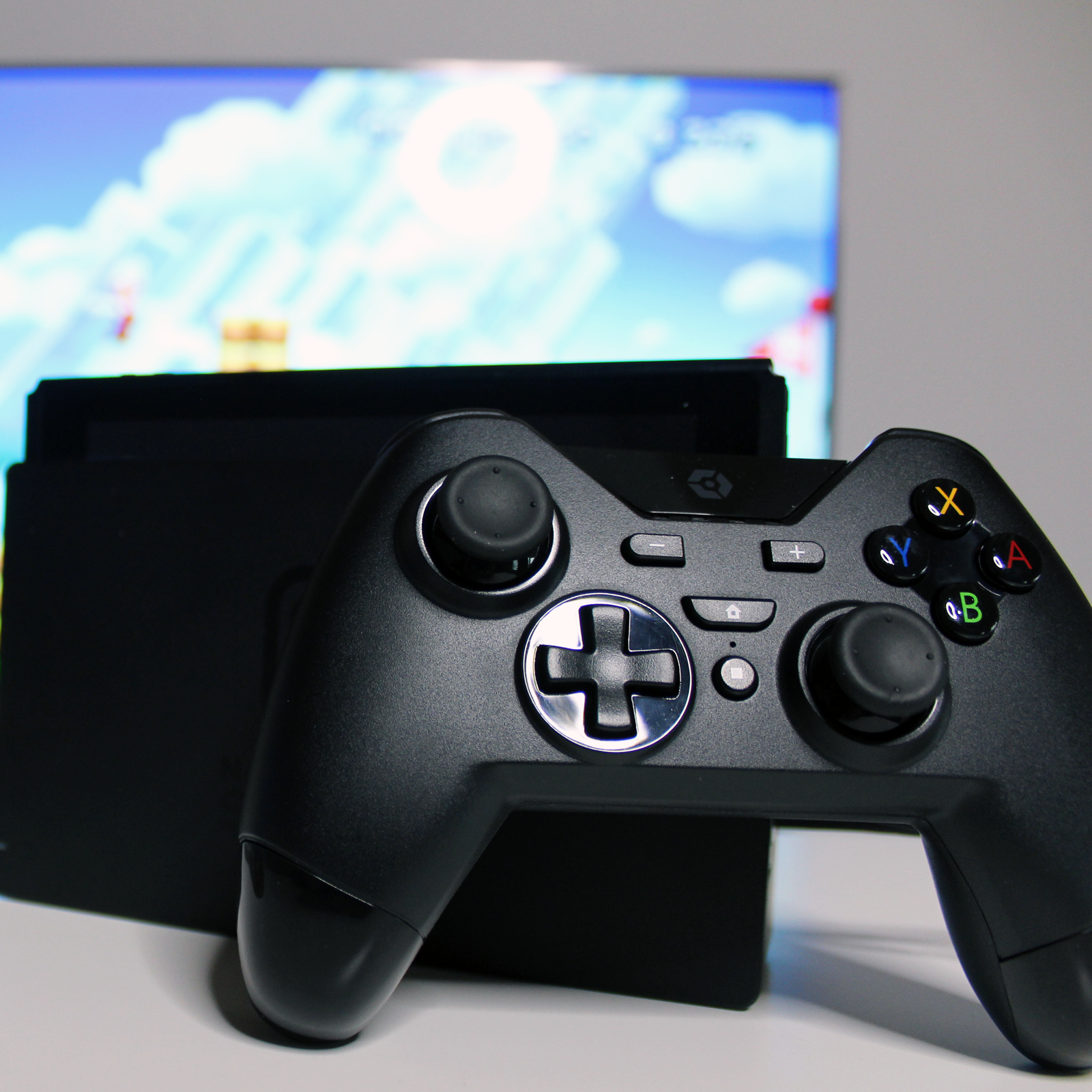 Gioteck - Manette sans fil premium WX4 Noir pour Nintendo Switch, PS3 et PC - flash vidéo