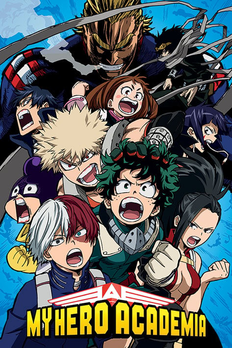 My Hero Academia - Groupe Cobalt Maxi Poster - flash vidéo