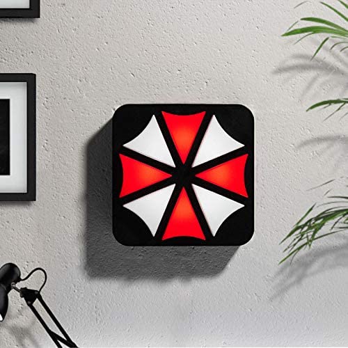 Resident Evil - Lampe de bureau / Applique murale 3D Logo d'Umbrella Corporation - flash vidéo