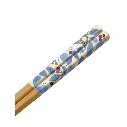 Ghibli - Mon Voisin Totoro - Baguettes Totoro Noyer Bleu 21cm - flash vidéo