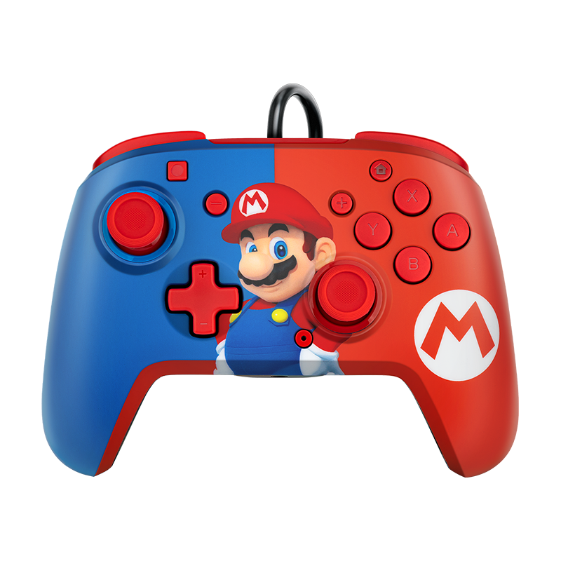 PDP - Manette de jeu filaire REMATCH Power Pose Mario pour Nintendo Switch et Switch OLED - flash vidéo