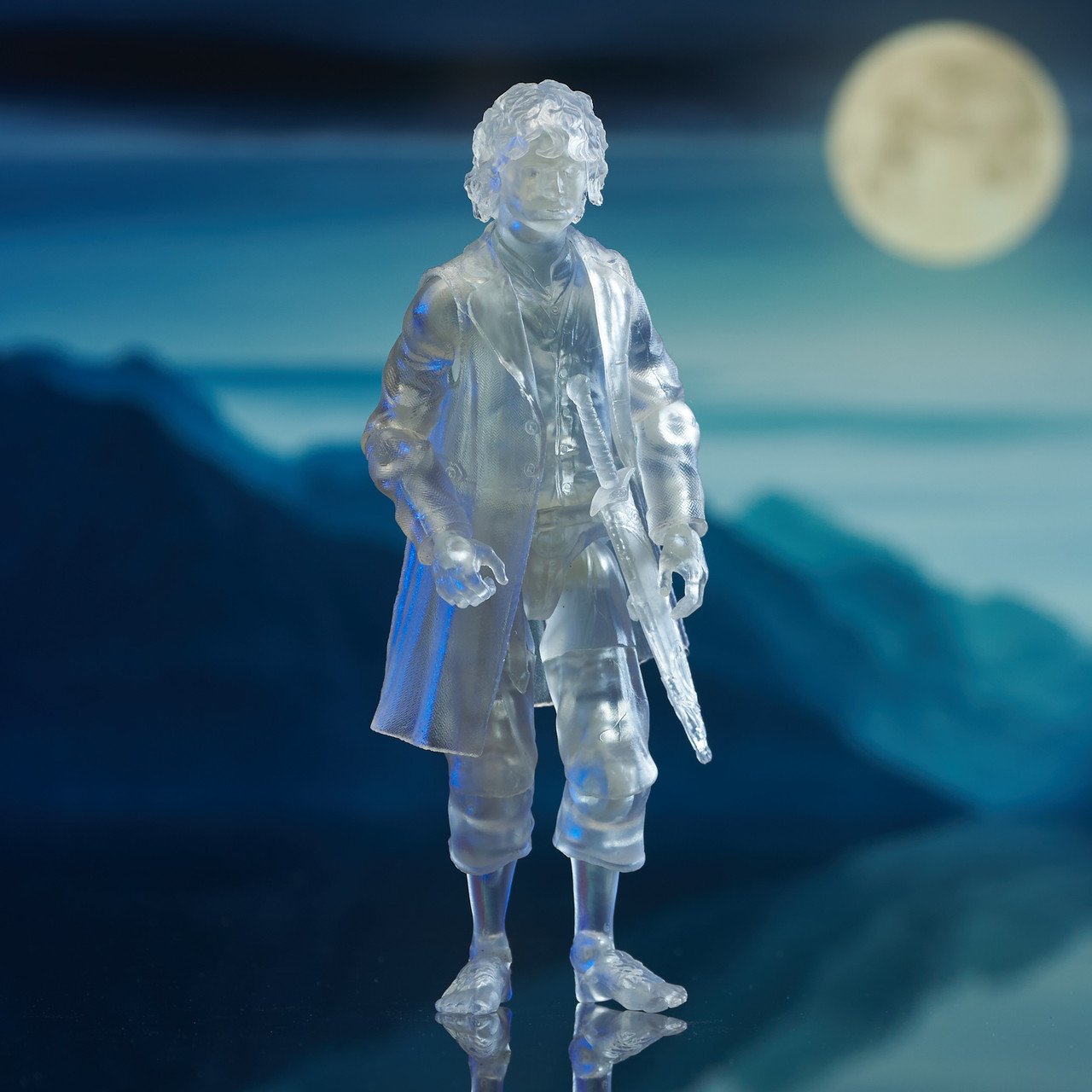 Diamond Select Toys - Le Seigneur des Anneaux - Frodo "Invisible" Action Figure Deluxe 13cm - flash vidéo
