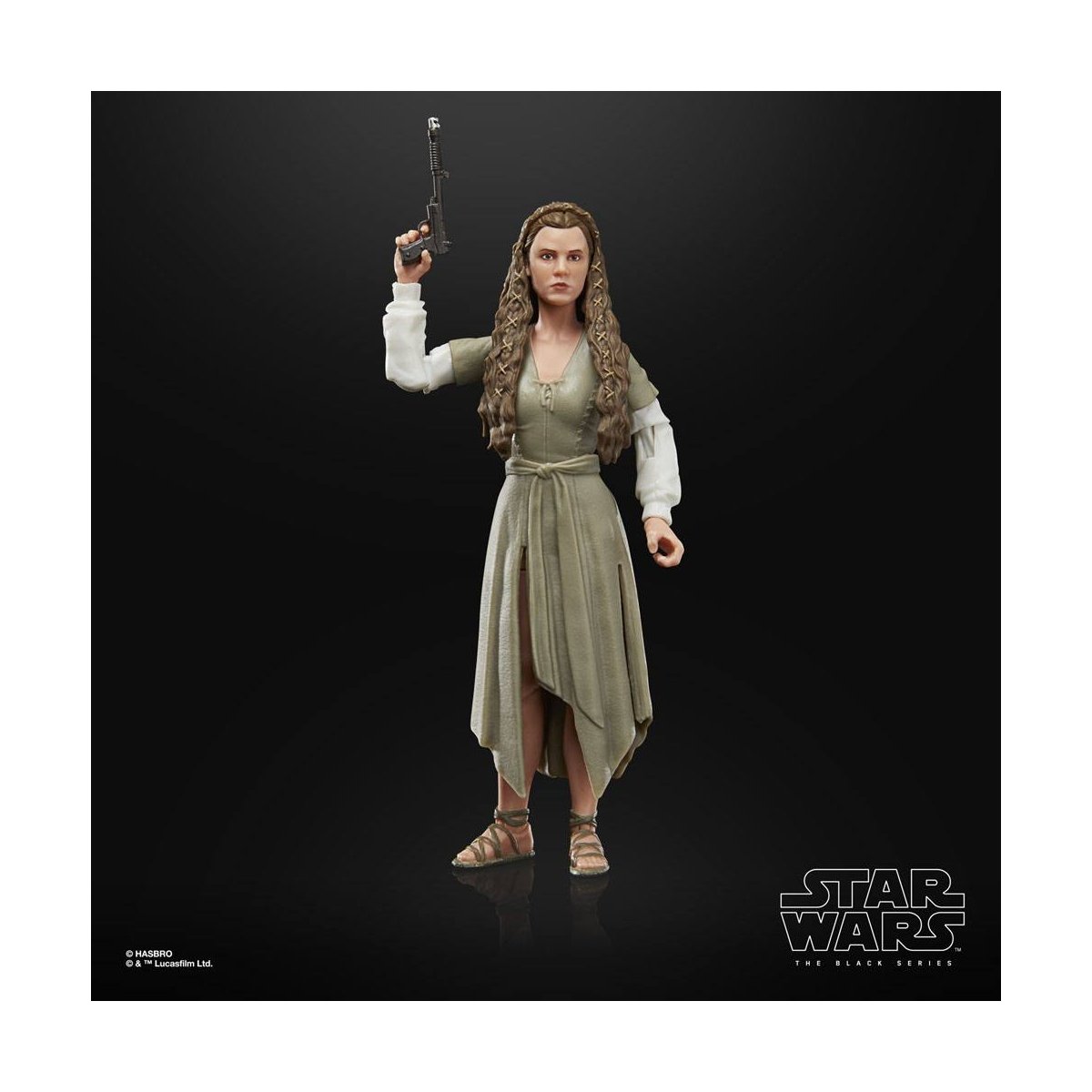 Star Wars The Black Series - Figurine d'action de la princesse Leia (Village Ewok) 15cm - flash vidéo
