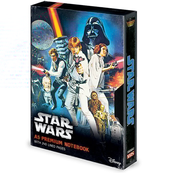 Star Wars - A New Hope VHS A5 Premium Notebook - flash vidéo