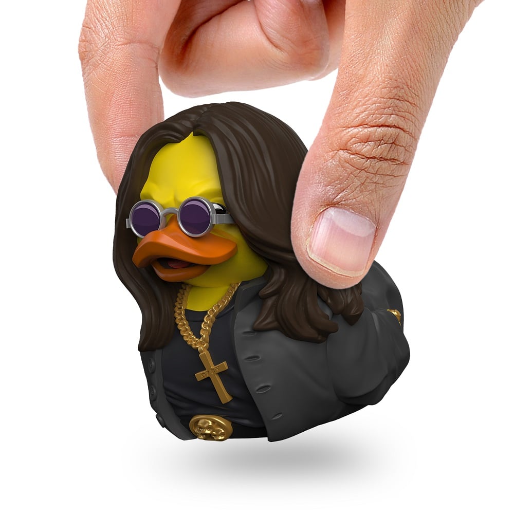 Numskull - Mini TUBBZ Canard de bain - Ozzy Osbourne (Édition baignoire) - 8cm - flash vidéo