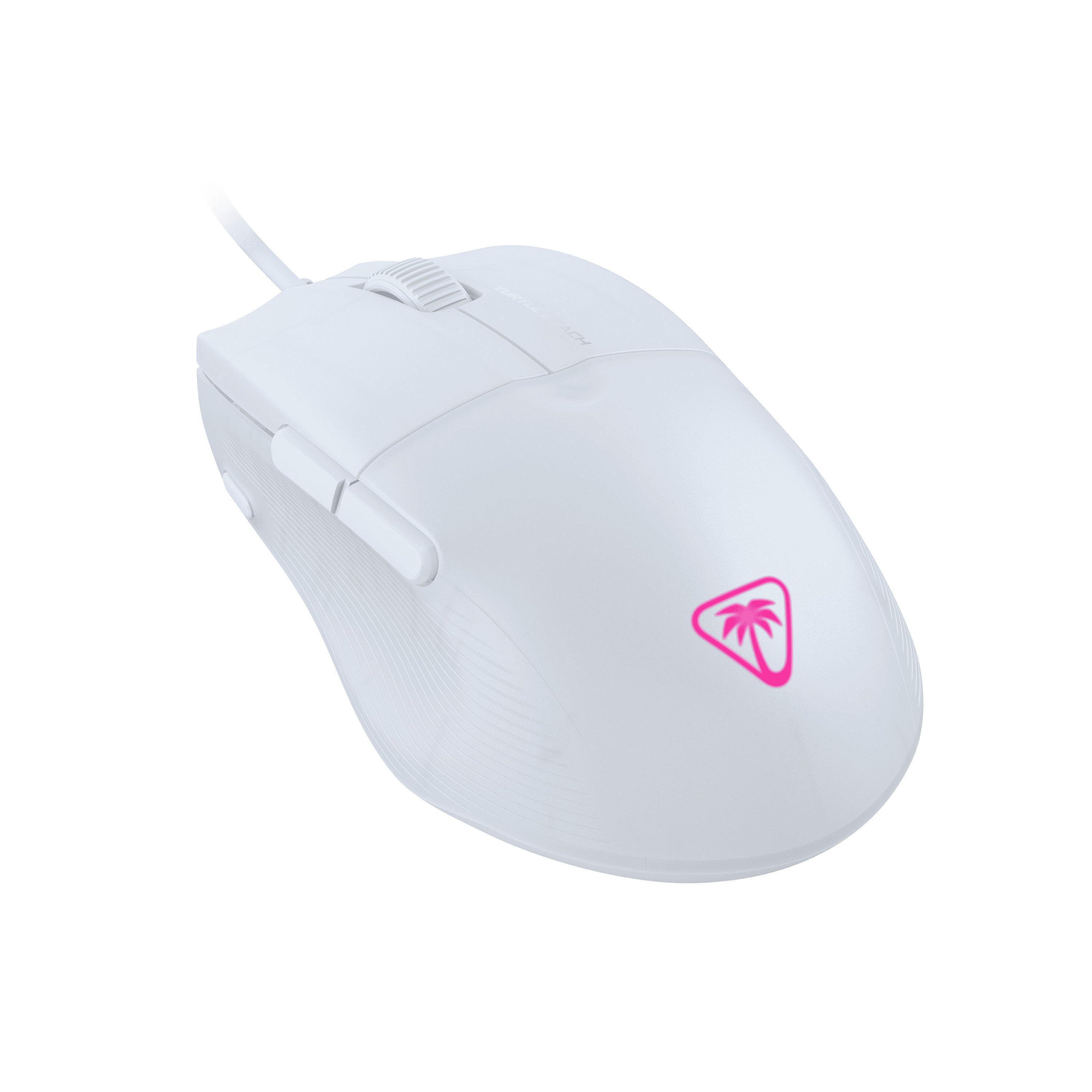 Turtle Beach - Souris de jeu filaire optique RGB ultralégère Pure SEL Blanche - flash vidéo