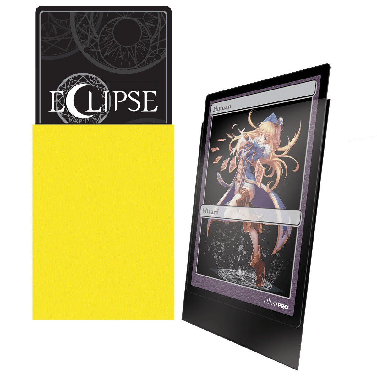 Ultra Pro - Eclipse Matte Sachet de 60 protèges cartes petit format Jaune Citron (62 x 89 mm) - flash vidéo