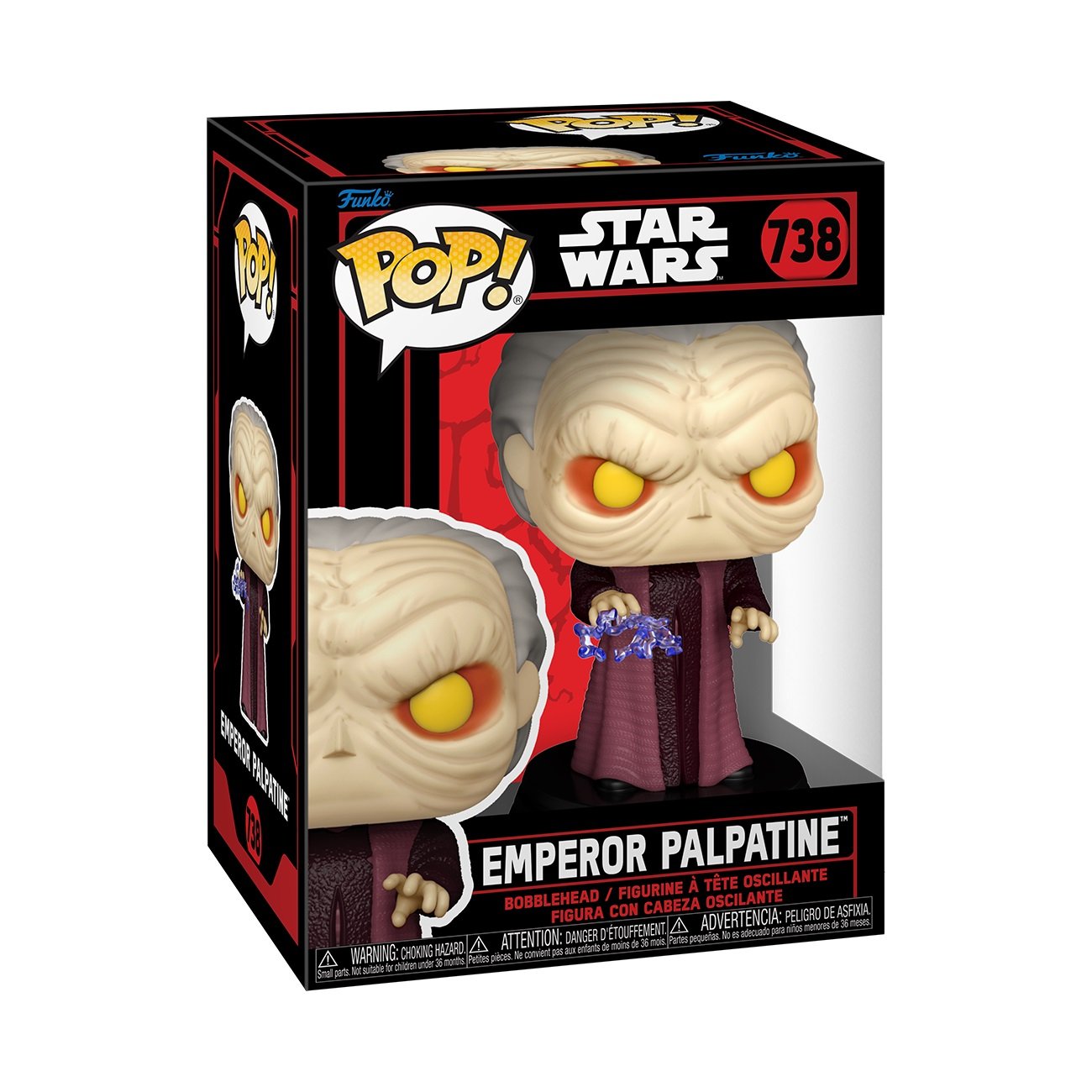 Funko Pop! Star Wars: Dark Side - Palpatine - flash vidéo