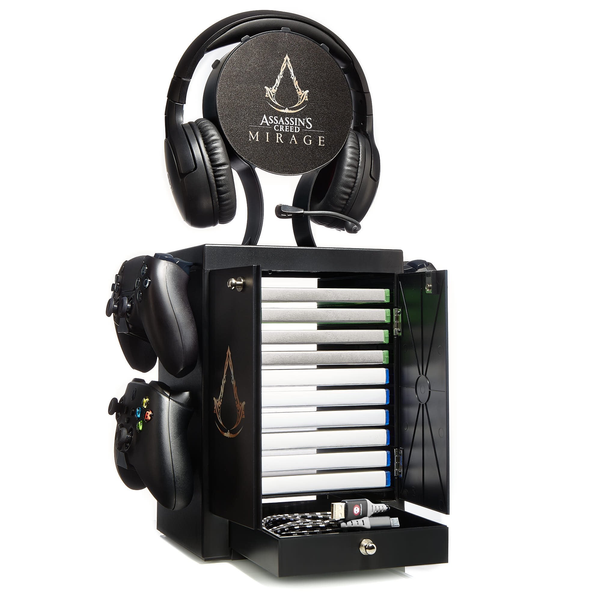 Numskull - Meuble de rangement inspiré d'Assassin's Creed pour gamer - flash vidéo