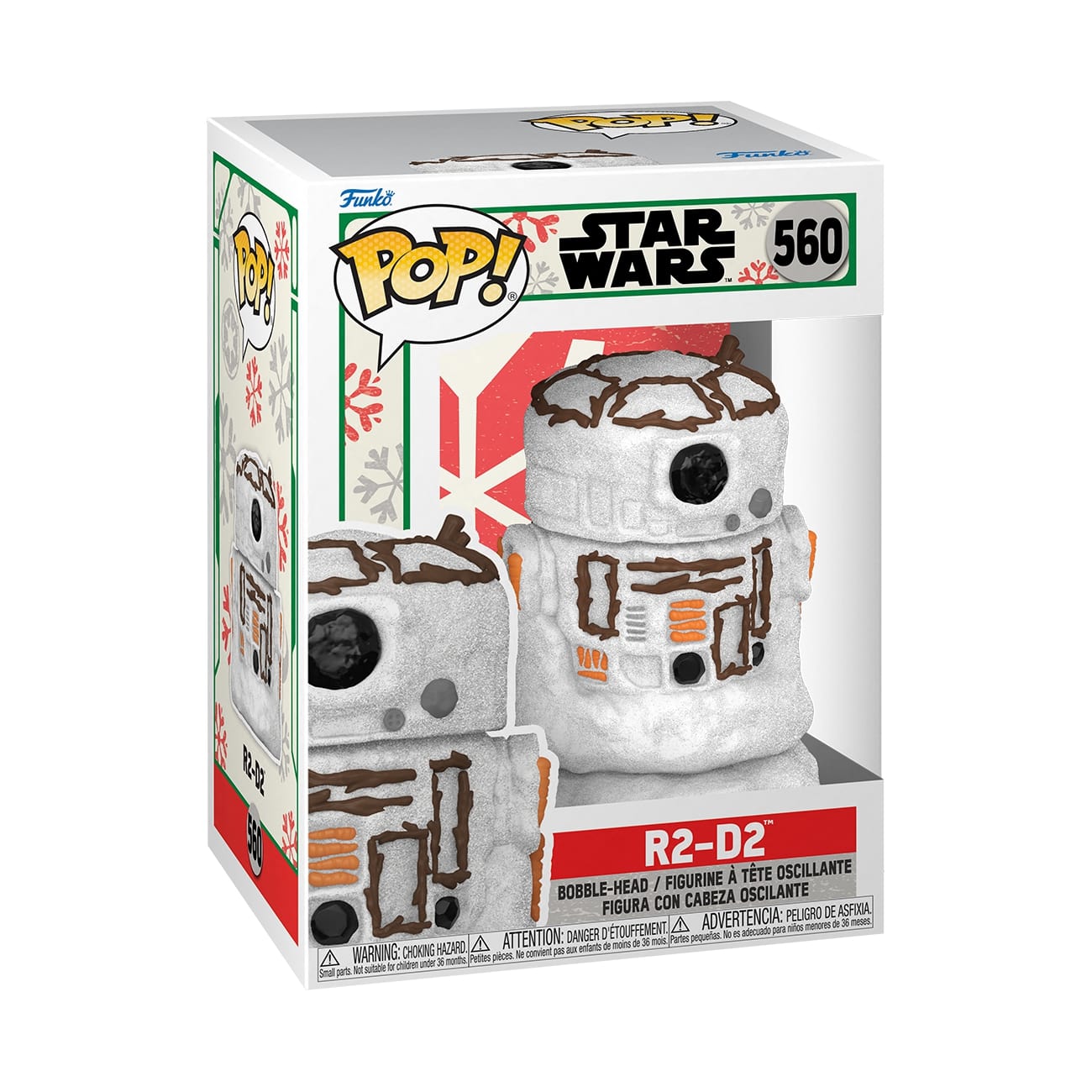 Funko Pop! Star Wars: Holiday - Snowman R2-D2 - flash vidéo